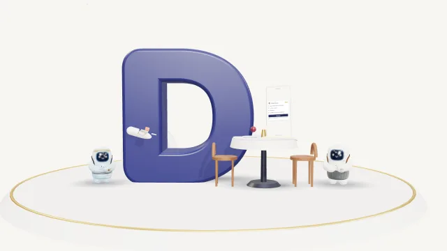 Dine, the dining specialist, at work